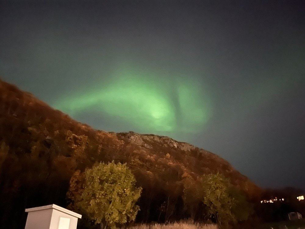Noorderlicht als afscheid.